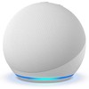 Amazon Echo Dot (5. Gen) nešiojama išmanioji kolonėlė, Baltos spalvos