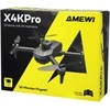 Carruzzo Amewi X4KPro 4 rotoriai Keturių menčių sraigtasparnis 3840 x 2160 pikseliai 1500 mAh Pilka