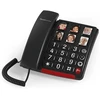 amplicomms BIGTel 40 plus, didelio mygtuko telefonas tamsiai pilkas