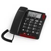 amplicomms BIGTel 48 Plus, didelis mygtukas telefono tamsiai pilkas