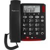 amplicomms BIGTel 48 Plus, didelis mygtukas telefono tamsiai pilkas