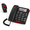Carruzzo amplicomms BigTel 50 Alarm Plus Analoginis telefonas Skambintojo ID Tamsiai Pilka