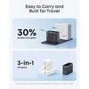 Anker Charger (100W, 3 Ports, Smart Ekranas) with USB-C Cable