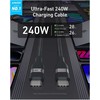 USB kabelis Anker USB-C - USB-C 0,9 m juodas (A82E2011)