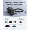 ANKER Nano Charger 100W w c-c cable juodas