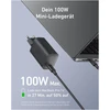 ANKER Nano Charger 100W w c-c cable juodas