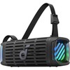 Garsiakalbis Anker Soundcore Boom 3i juodas patvarus lauko „Bluetooth“ garsiakalbis IP68 50W BassUp 16 val. grojimo laikas šviesų šou TWS-Stereo
