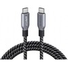 Kabelis USB Anker USB-C - USB-C 1.8 m Juodas (A82E2012)