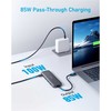 Anker USB-C šakotuvas (5 viename) 1 x 4K HDMI 2 x USB-A 1 x USB-C 1 x USB-C PD 100 W