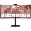 Monitorius AOC | CU34E4CW | 34 " | VA | UWQHD | 120 Hz | 4 ms | 3440 x 1440 pikselių | 350 cd/m² | HDMI jungtys quantity 2 | Juodas