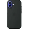 Apple iPhone 16 Silikoninis dėklas with MagSafe - Black