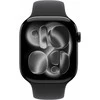 Išmanusis laikrodis Apple Watch Series 11 (2025) GPS 46mm Jet Juodas Aliuminio Case with Sport Band M/L - Juodas