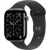 Išmanusis laikrodis Apple Watch S11 Titanium Slate Cellular 46mm (Juodas Sport Band) S/M