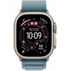 Išmanusis laikrodis Apple Watch Ultra 3 (2025) 5G 49mm Natural Titanium Case with Alpine Loop M – Light Mėlyna