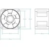 ARCTIC S4028-6K serverio ventiliatorius, 4-pin, 40mm