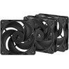 ARCTIC P14 Pro Reverse PWM Fan – 140mm, juodas, pack of 3