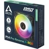 ARCTIC P14 Pro atvirkštinis A-RGB PWM ventiliatorius – 140 mm, baltas, 3 vnt. pakuotėje