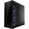 ARCTIC Xtender kompiuterio korpusas, Midi-Tower, E-ATX, RGB, Tempered Glass – includes vertical GPU mount & riser cable, juodos spalvos