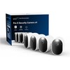 Arlo Pro 6 2K+ apsaugos kamera, 4 kamerų, IP apsaugos kamera, lauko, laidinė ir belaidė, 7,5 m, „Amazon Alexa“ ir „Google Assistant“, automatinė