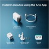 Arlo Pro 6 2K+ apsaugos kamera, 4 kamerų, IP apsaugos kamera, lauko, laidinė ir belaidė, 7,5 m, „Amazon Alexa“ ir „Google Assistant“, automatinė
