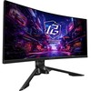 Monitorius ASRock 86.3cm PG34QRT2B 21:9 HDMI/DP/USB juodas WQHD