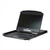 Aten | 8 prievadų PS/2-USB VGA vieno bėgio plačiaekranis LCD KVM jungiklis | CL3108NX-ATA-AG