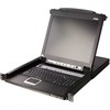 „Aten“ komutatorius CL5708MW LCD KVM komutatorius, 43 cm pločio, USB-PS/2, VGA, 8 prievadai, JK išdėstymas