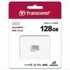 Atminties kortelė su adapteru Transcend microSDXC USD300S 128GB CL10 UHS-I U3 iki 95MB/S