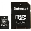 Atminties kortelė „Intenso Micro SDXC“ 256 GB 10 klasės UHS-I U1 našumas