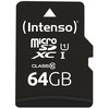 Atminties kortelė Intenso Micro SDXC 64GB 10 klasės UHS-I U1 našumas