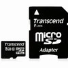 Atminties kortelė Transcend Micro SDHC 8GB 10 klasės + SD adapteris