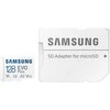 Atminties kortelė Samsung EVO Plus microSD 128 GB, Baltos spalvos