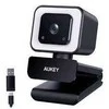 „Aukey PC-LM6 Stream“ serija su „Ring Light“ Full HD interneto kamera su 1/3 colio CMOS jutikliu juodos spalvos