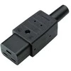 Bachmann Verschiedene BACH 915.174 IEC lizdas su Schuko C19 65C 16A 250V sw