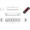 Bachmann BACHMANN STEUNSTEUN 3xCEE7/3 rt GST18