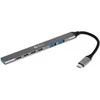 Pelė Bakker Elkhuizen BakkerElkhuizen USB-C Hub 7-in-1 (3 x USB-A + 4 x USB-C)