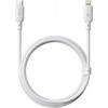 Baseus Silky serijos įkrovimo laidas iš Type-C į iPhone 20W, 2m, mėnulio baltumo