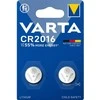 Batterie Knopfzelle CR2016 *Varta* 2 vnt.