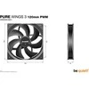 „Be Quiet! Pure Wings“ 3 ventiliatoriai, PWM, juodas, 120 mm, 3 vnt. pakuotėje