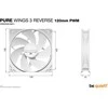 „Be Quiet! Pure Wings“ 3 ventiliatoriai, PWM, atbulinės eigos, 120 mm, balti, 3 vnt. pakuotėje
