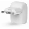 Belkin 20W USB C PD PPS balta + kabelis USB C