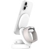 Belkin „Boost Charge“ sulankstomas akumuliatorius, 3 viename, įkroviklis, Qi2, su WIZ034kqWH