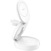 Belkin „Boost Charge“ sulankstomas akumuliatorius, 3 viename, įkroviklis, Qi2, su WIZ034kqWH
