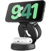 Įkroviklis Belkin Boost Charge magnetyczna 3w1 składana Qi2 15W Juoda (WIZ034KQBK)