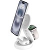 Belkin „Boost Charge“ sulankstomas akumuliatorius, 3 viename, įkroviklis, Qi2, su WIZ034kqWH