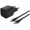 Belkin „BOOST Charge“ 25 W USB-C įkrovimo lizdas, PD/PPS, 1 m, WCA012kq1MBK-B6