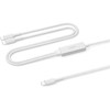 Įkroviklis Belkin BoostCharge Pro Kabelis USB-C na 2*USB-C 140W, w oplocie, 1,5m, balta
