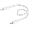Kabelis USB Belkin USB-C - USB-C 0.15 m Baltas (CAB004BT0MWH)