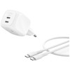 Įkroviklis Belkin BOOSTCHARGE Sieciowa 2 wyjścia USB-C 50 W (WCH019KQ1MWH-B6)