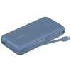 „Belkin“ nešiojamoji baterija, 20 000 mAh, mėlyna, 30 W, integruotas USB-C korpusas, BPB024hqBL